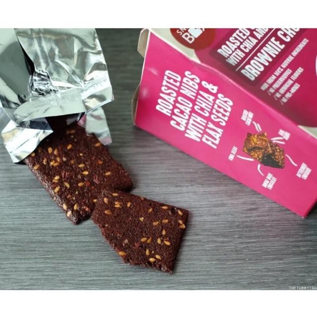 Snack Box Roasted Cacao Nibs with Chia & Flax Seeds 125g
