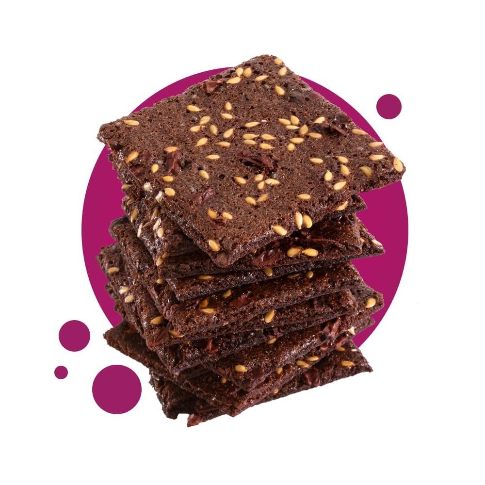 Snack Box Roasted Cacao Nibs with Chia & Flax Seeds 125g