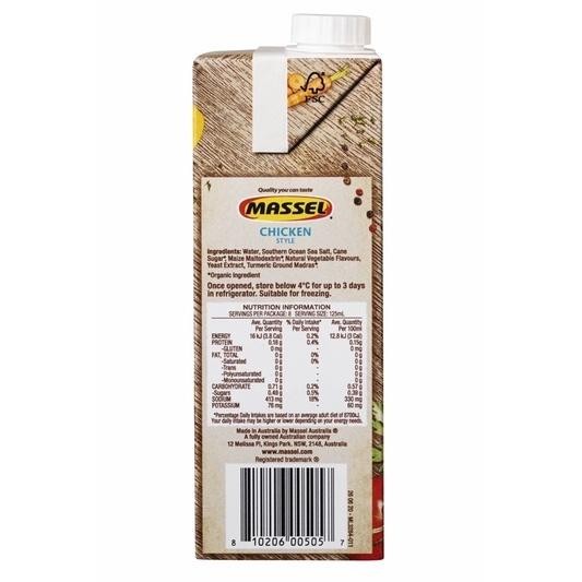 Massel Organic Chicken Style Plant-Based Stock 1L
