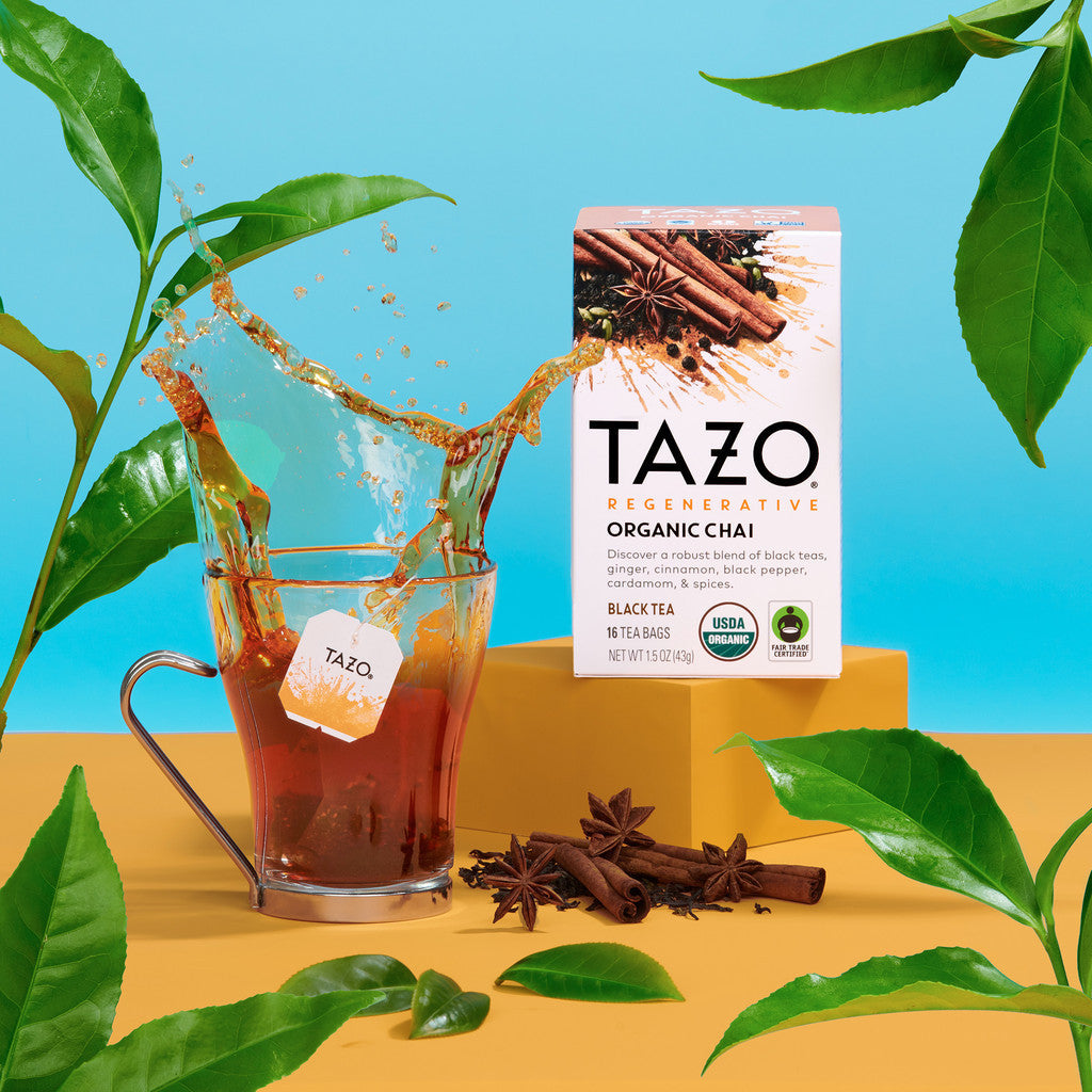 Tazo Tea Organic Black Tea, 16 Tea Bags