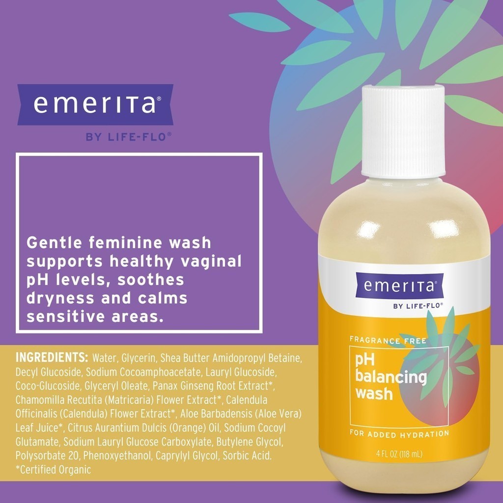 Emerita pH Balancing Feminine Wash 118ml