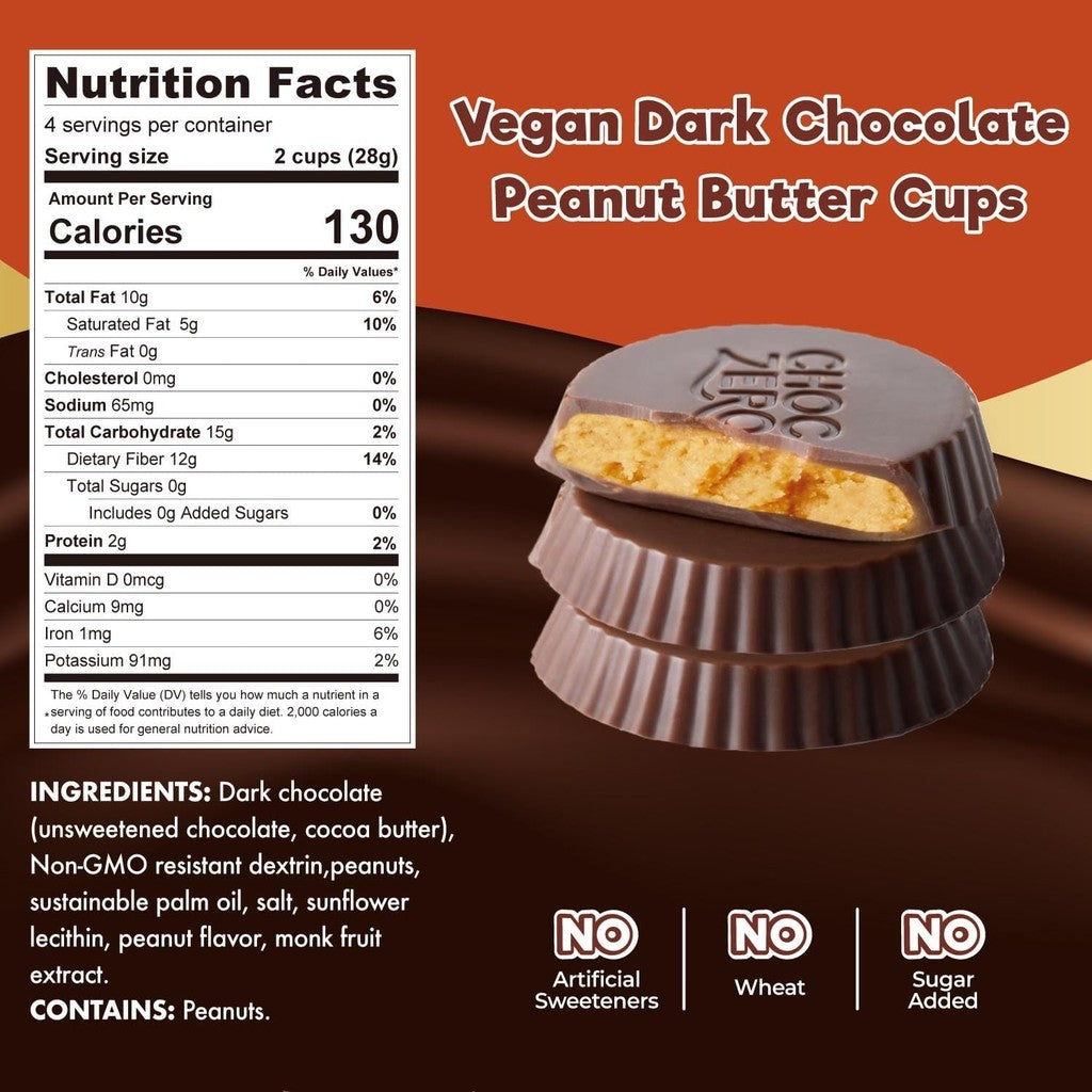 ChocZero Keto Peanut Butter Cups 113g