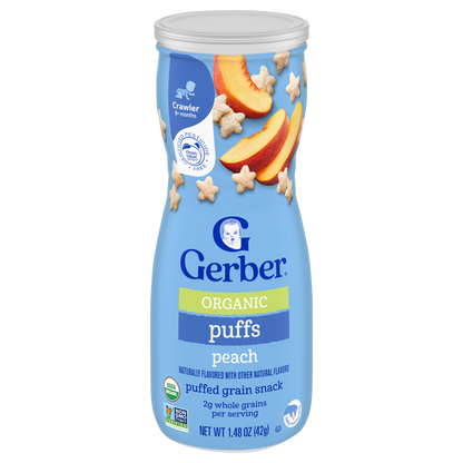 Gerber Snacks Grain & Grow Puffs 42g