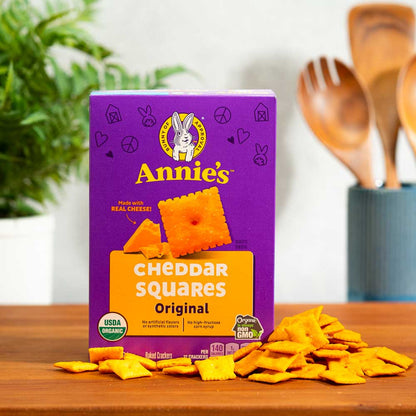 Annie's Homegrown Organic Original Cheddar Squares 213g