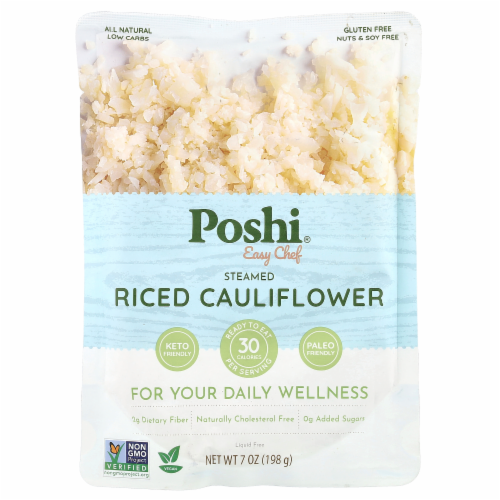 Poshi Easy Chef Steamed Riced Cauliflower 198g