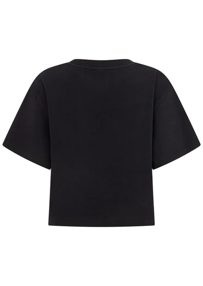 Lorna Jane Black Go-To Classic Crop T-Shirt