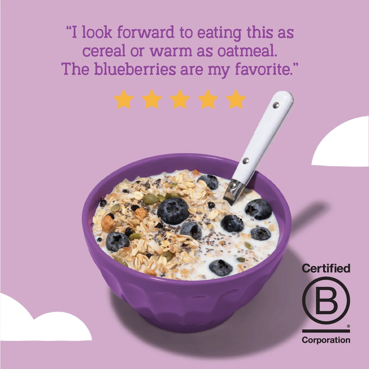 Seven Sundays Wild & Free Blueberry Chia Muesli Cereal 340g