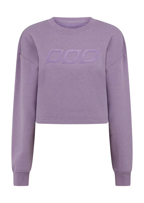 Lorna Jane Violet Classic Cropped Sweat