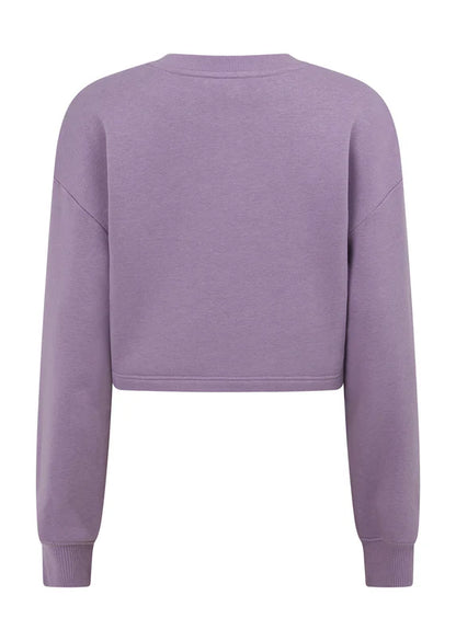 Lorna Jane Violet Classic Cropped Sweat