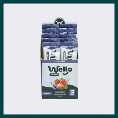 Wello Hydrate Electrolyte Mixed Berries Flavor