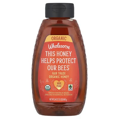 Wholesome Sweeteners Fair Trade Organic Honey 680g