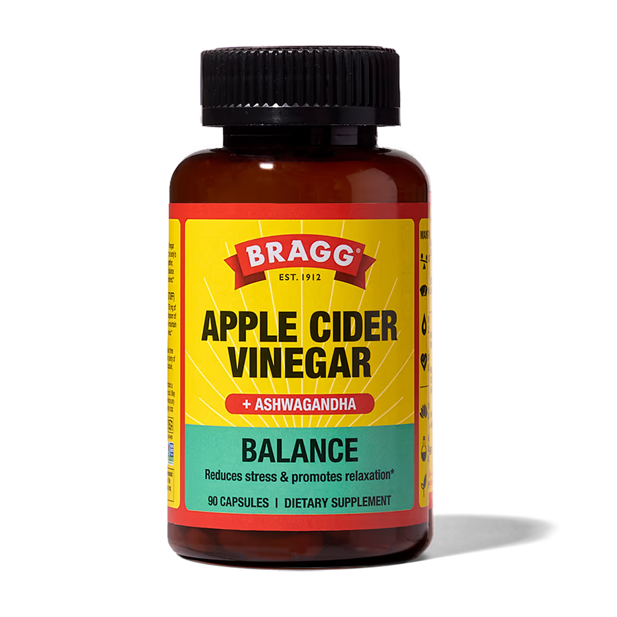 Bragg Daily Balance Apple Cider Vinegar, 90 Capsules