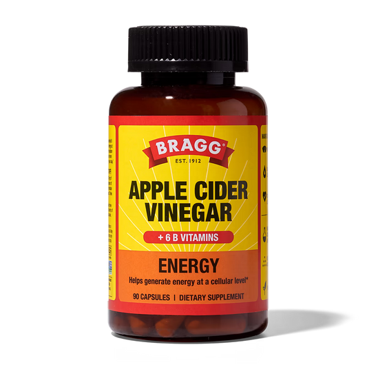 Bragg Energy Apple Cider Vinegar, 90 Capsules