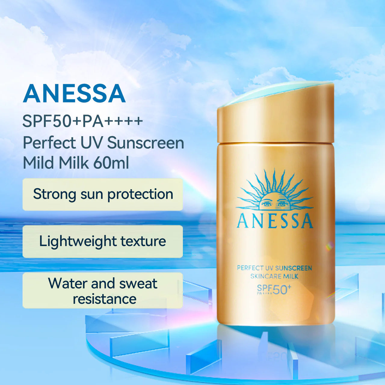 Anessa Perfect UV Sunscreen Skincare Milk SPF50+ 60ml