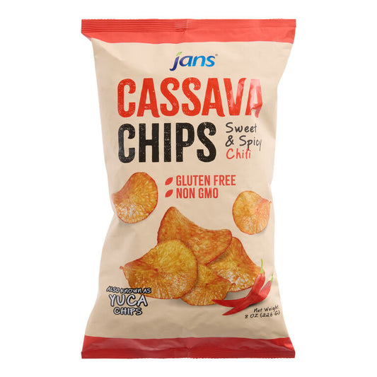 Jans Cassava Chips Sweet & Spicy Chili Chips 226g
