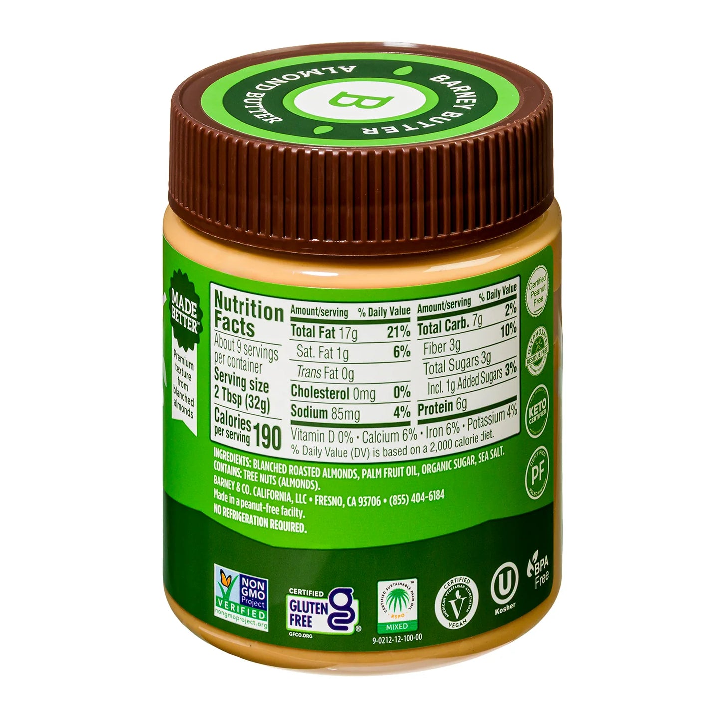 Barney Crunchy Almond Butter 284g