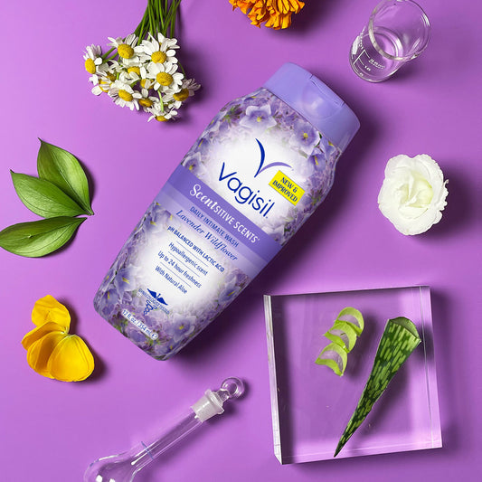 Vagisil Scentsitive Scents Lavender Wildflower Wash