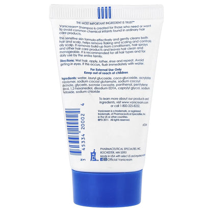Vanicream Shampoo for Sensitive Skin 59ml