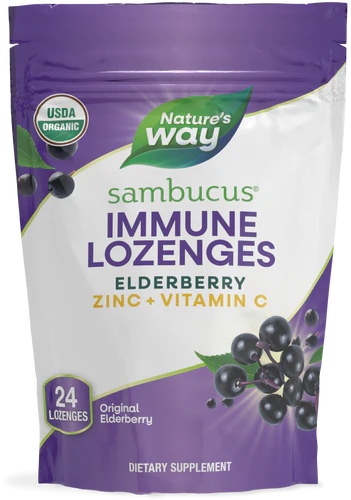 Nature's Way Sambucus Elderberry, 24 Lozenges