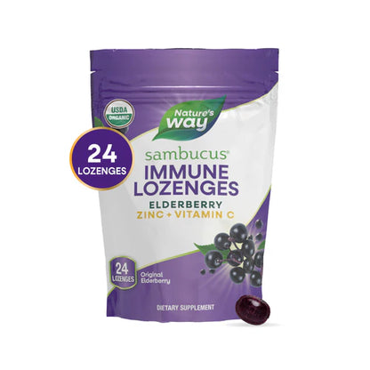 Nature's Way Sambucus Elderberry, 24 Lozenges