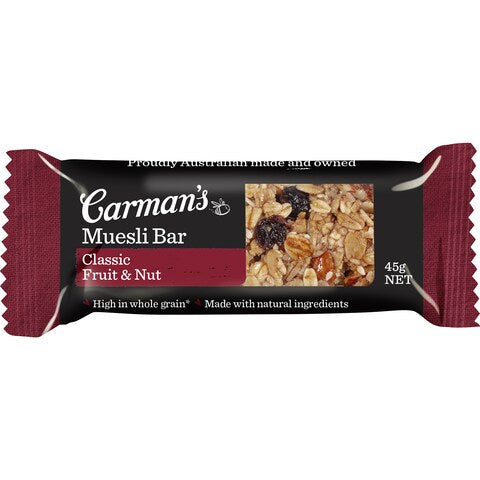 Carman's Muesli Bars Classic Fruit & Nut, 6 Bars