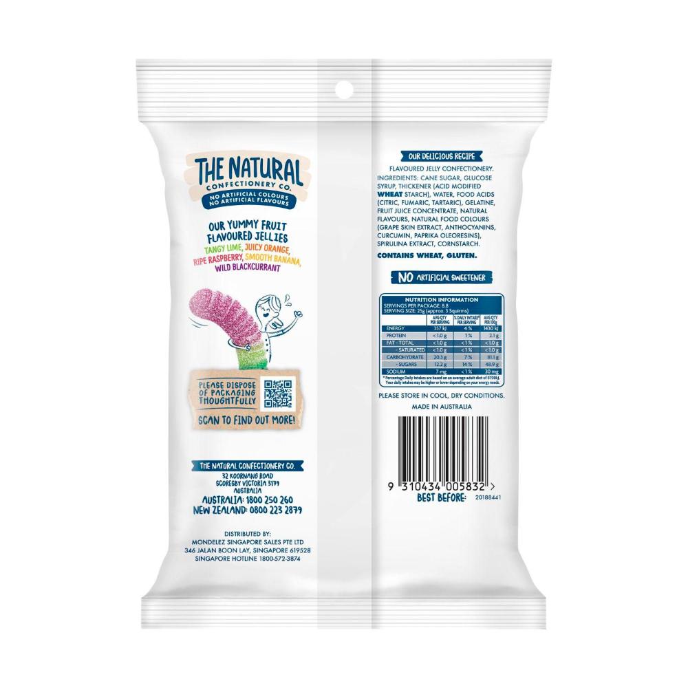 The Natural Confectionery Co. Sour Squirms 220g