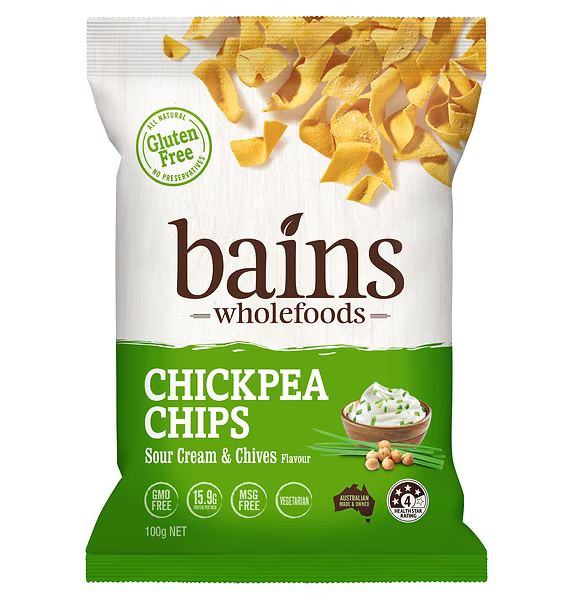 Bains Wholefoods Chickpea Chips 100g