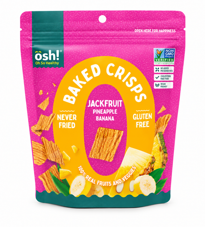 Oh So Healthy Baked Fruit Crisps Snacks 40g