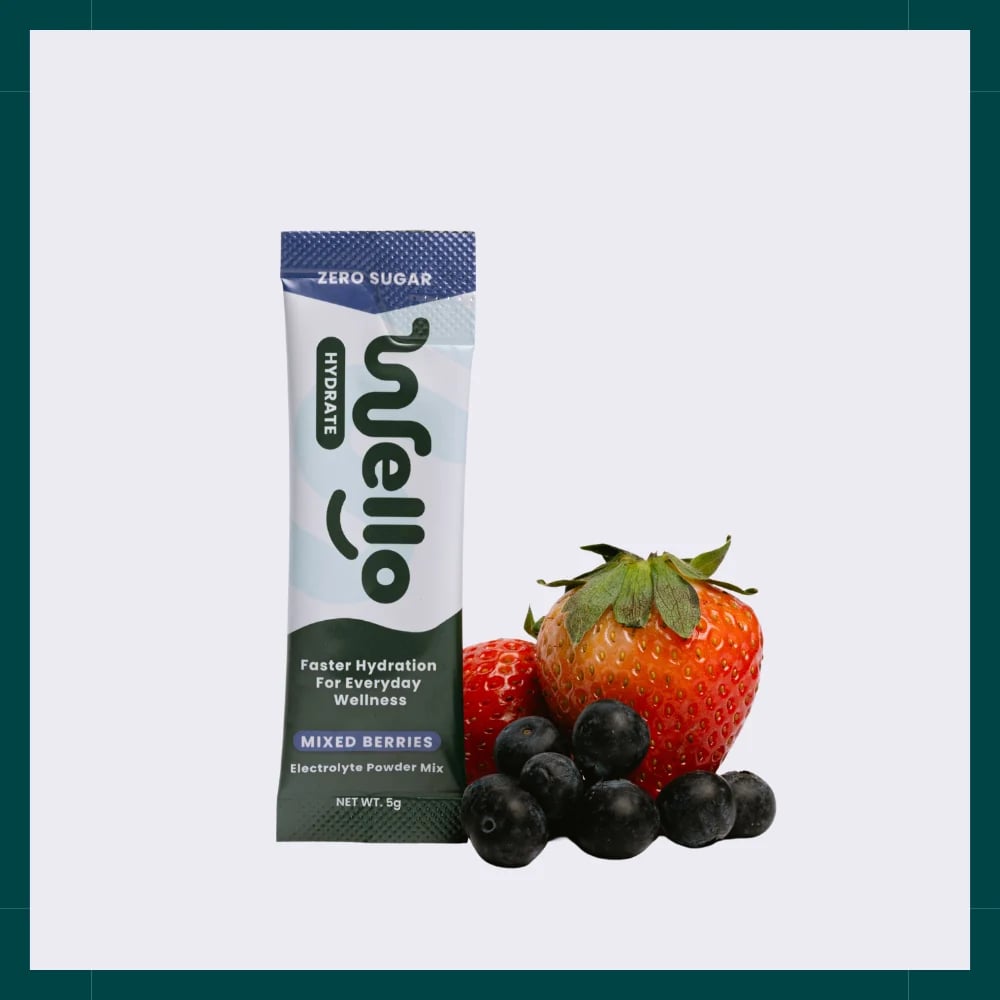 Wello Hydrate Electrolyte Mixed Berries Flavor