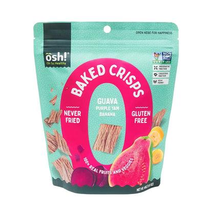 Oh So Healthy Baked Fruit Crisps Snacks 40g