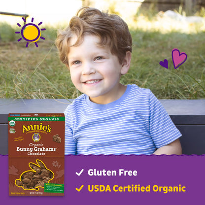 Annie's Organic Chocolate Bunny Grahams 213g