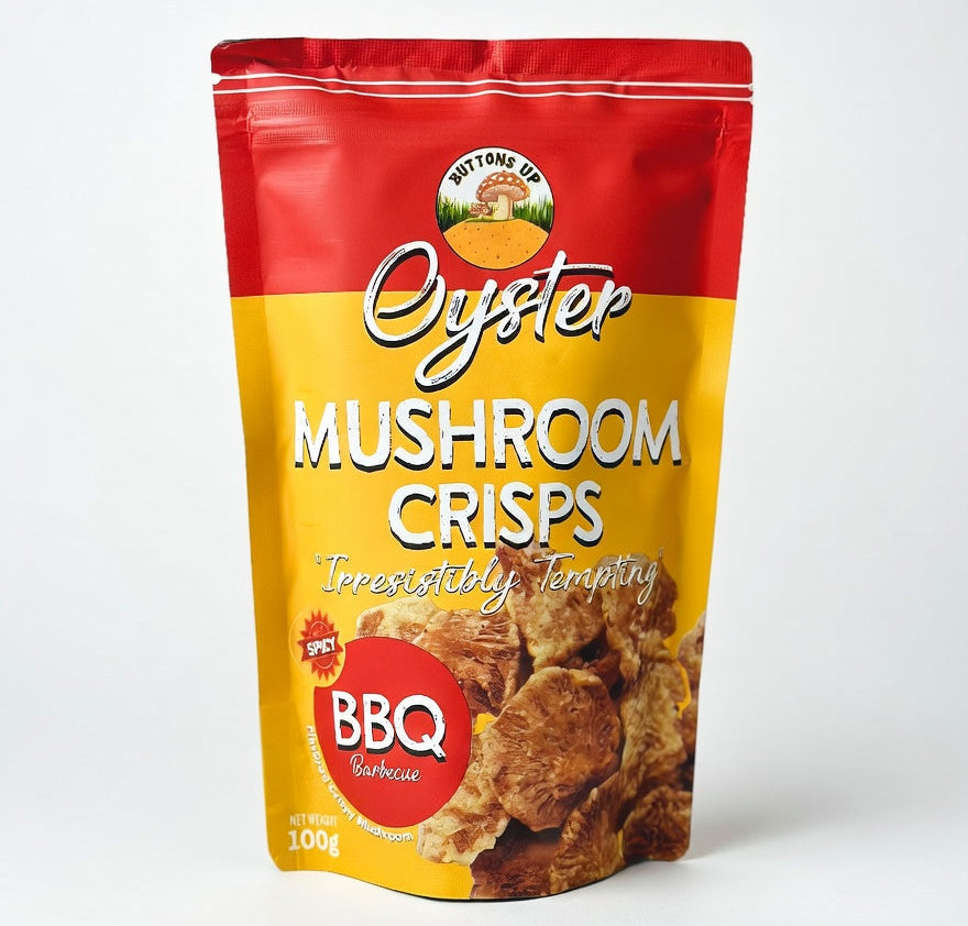 Buttons Up Mushroom Crisps 100g