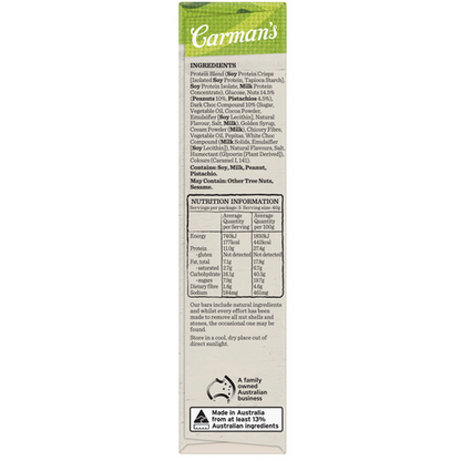 Carman's Protein Bars, Pistachio Delight 200g