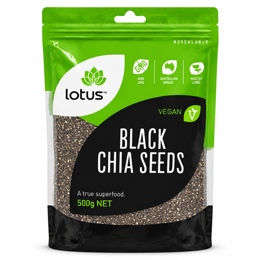 Lotus Black Chia Seeds 500g