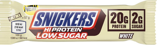 Snickers Hi-Protein Low Sugar White Chocolate Protein Bar 57g
