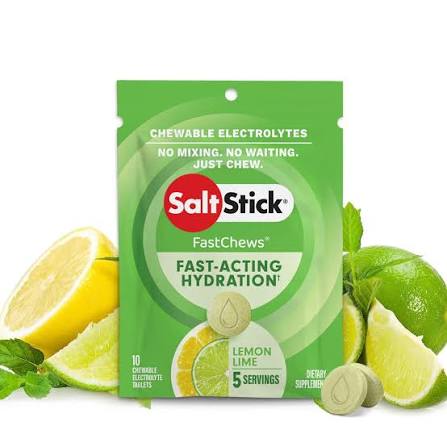 SaltStick FastChews Chewable Electrolytes, 10 Tablets