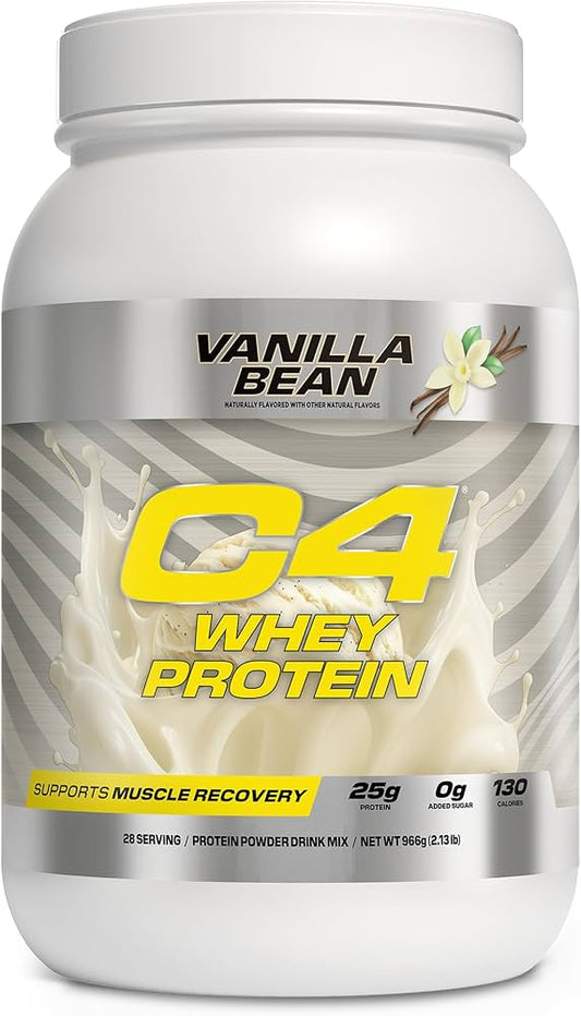 C4 Vanilla Bean Whey Protein 621g