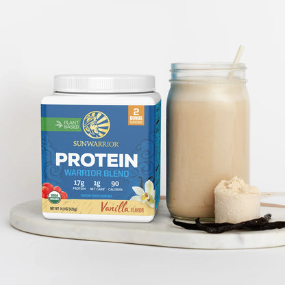 Sunwarrior Vanilla Warrior Blend Protein 425g