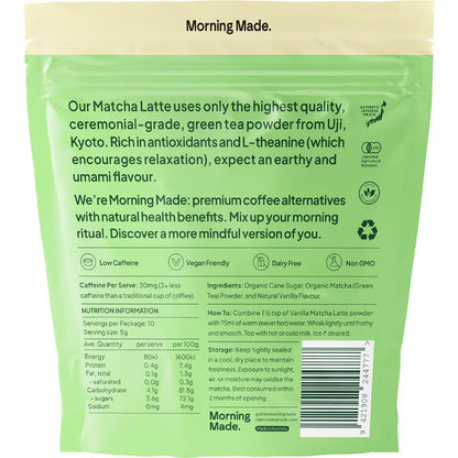 Morning Made Vanilla Blend Matcha Latte 50g