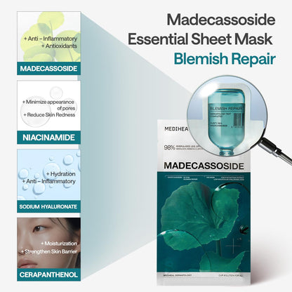 Mediheal Madecassoside Essential Mask Sheet, 1 Piece