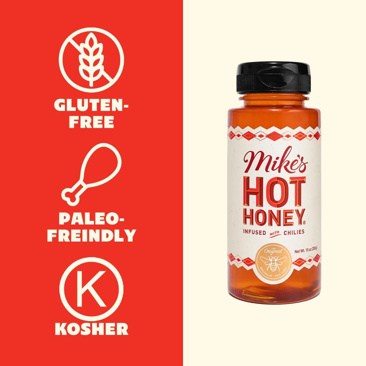 Mike's Hot Honey Infused with Chilies 340g