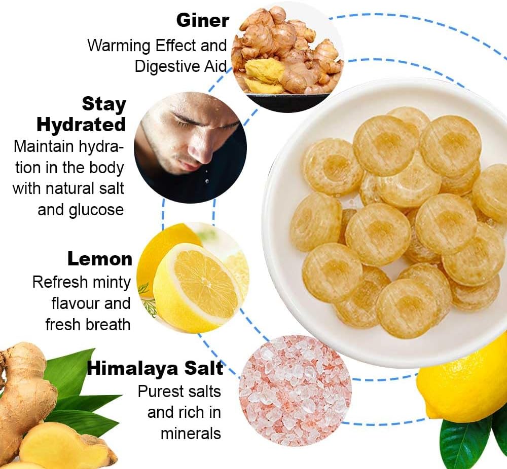 Big Foot Himalaya Salt Ginger + Lemon Mint Candy 15g
