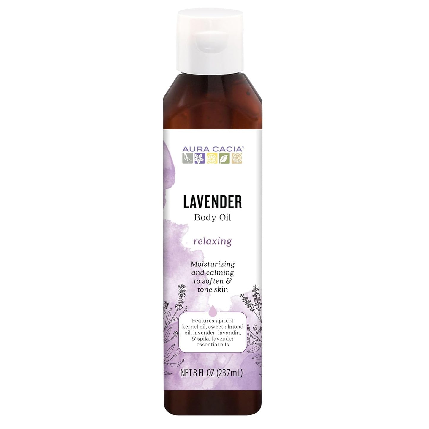 Aura Cacia Lavender Body Oil Relaxing 237ml