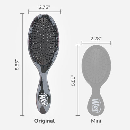 Wet Brush Original Hair Detangler, Dark Gray Leopard