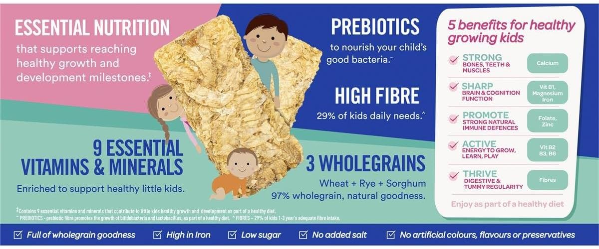 Sanitarium Weet-Bix Little Kids Breakfast Cereal 400g