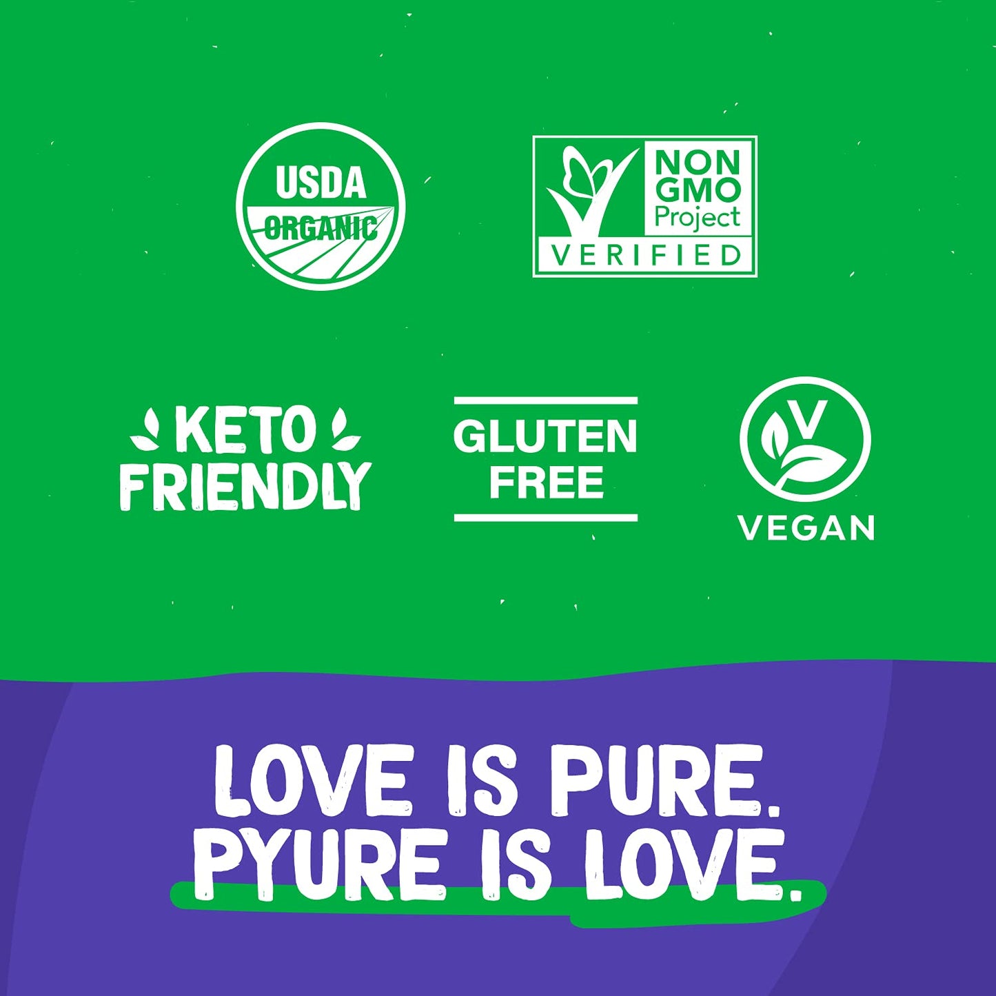 Pyure Organic Stevia Granular Sweeteners, 80 Packets