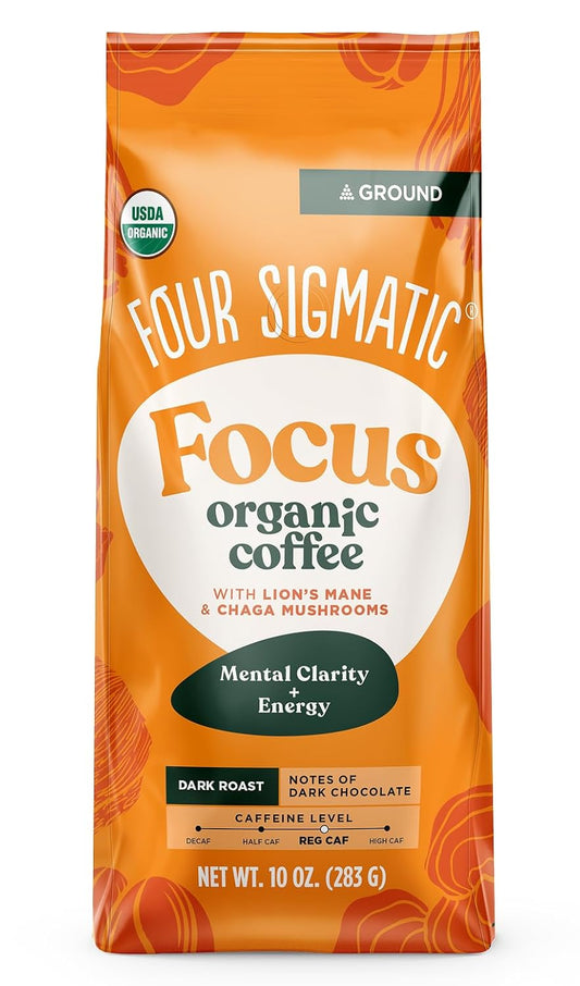 Four Sigmatic Focus Organic Ground Coffee 283g