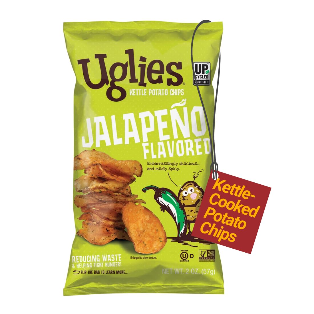 Uglies Kettle Potato Chips Snacks 170g