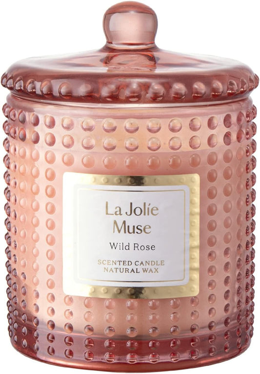 La Jolie Muse Rose Noir & Oud Soy Candle