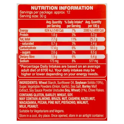 Forresters Premium Soy Crisps 350g